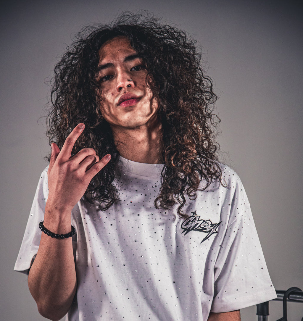 Rhinestone Boxed T-Shirt