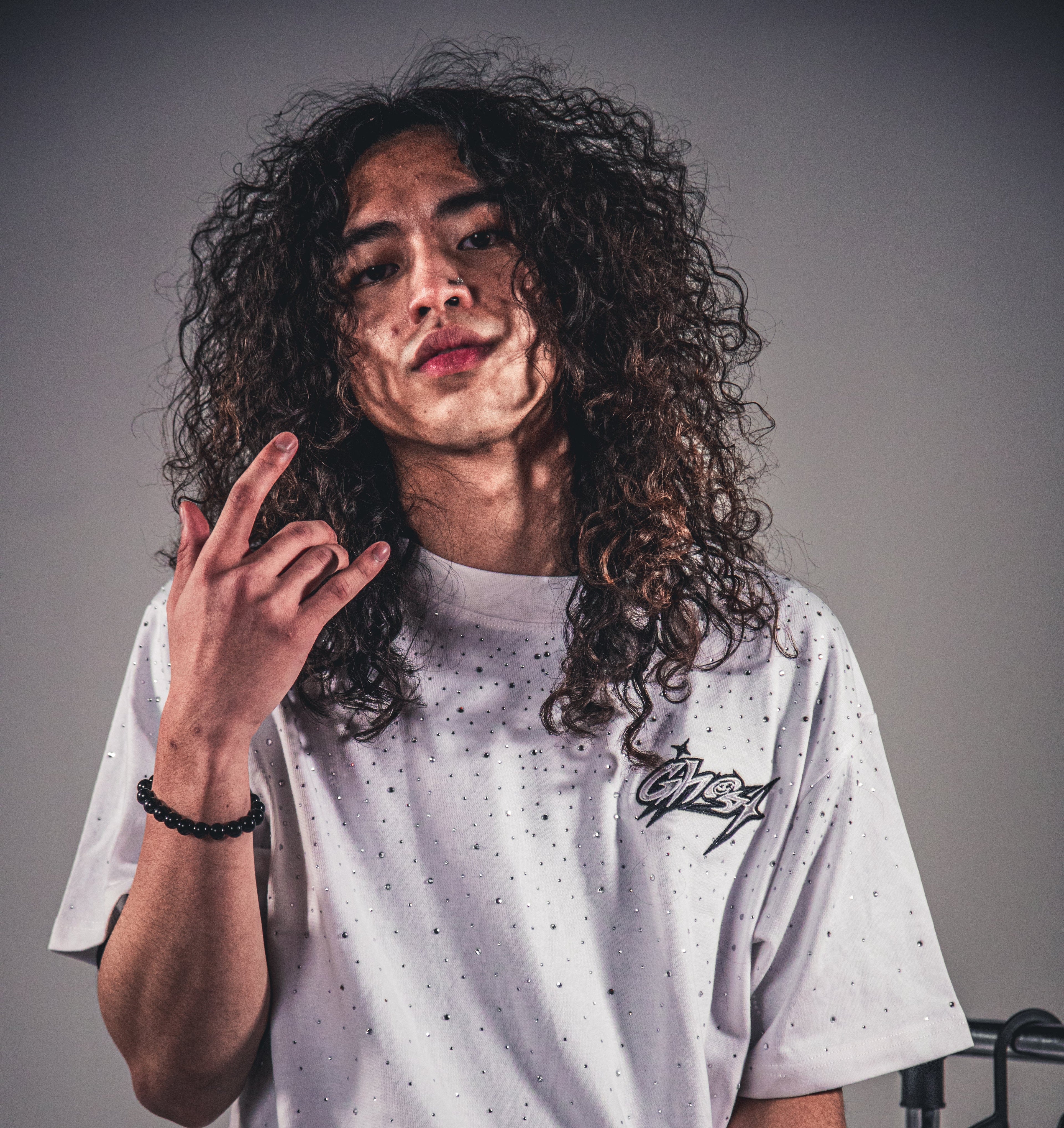 Rhinestone Boxed T-Shirt